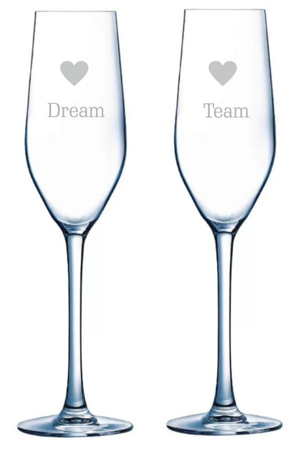 Dream Team, Slogan Champagne Flutes